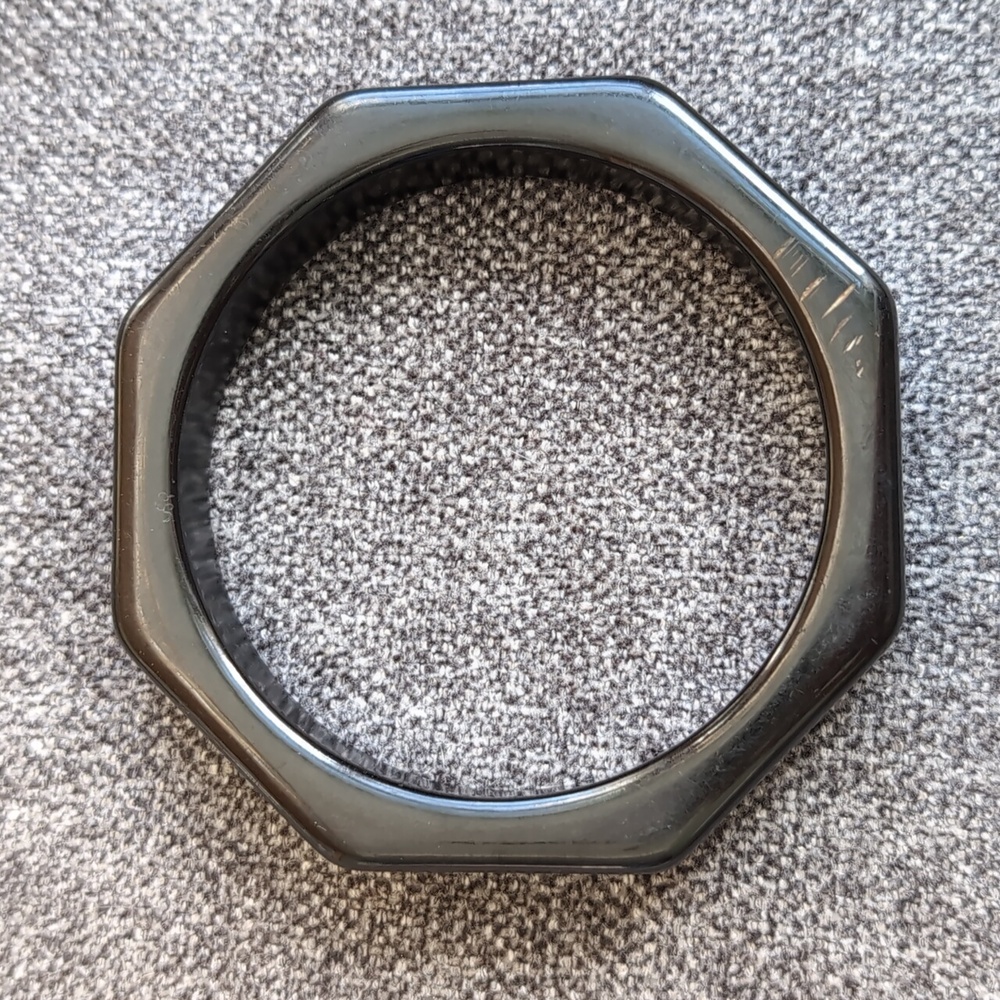 Pair Bakelite Bangle Bracelets Octagonal (Tested,… - image 6